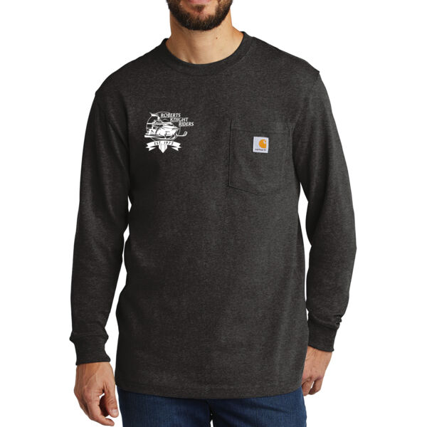 Carhartt ® Workwear Pocket Long Sleeve T-Shirt - Printed Logo Thumbnail